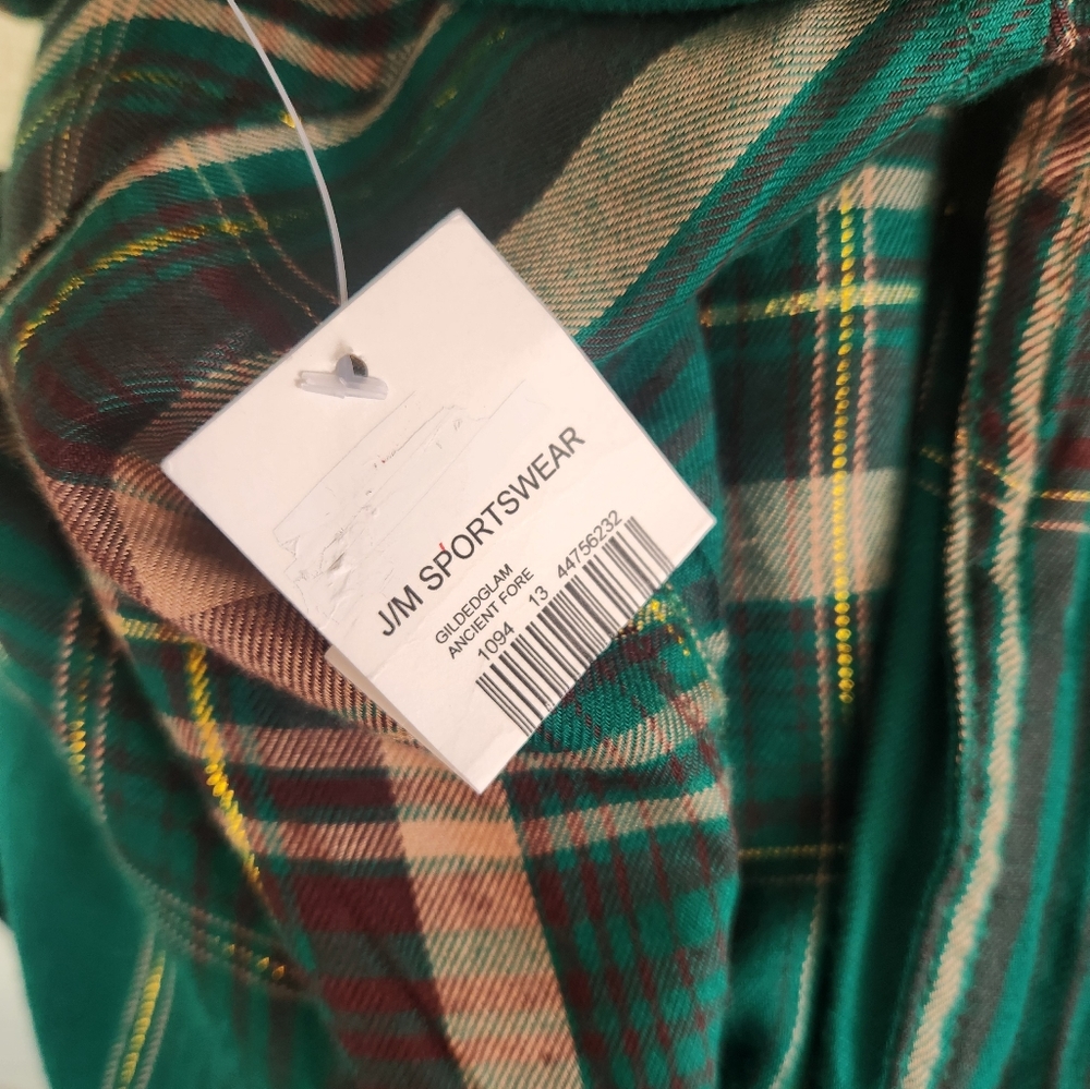 NWT Plaid Long Sleeve Tunic - Picture 2 of 7